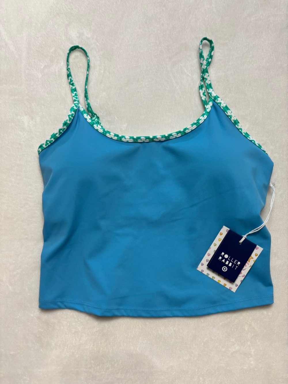 💗🐰Roller Rabbit x Target Women's Tank Top Soft Blue NWT Size M